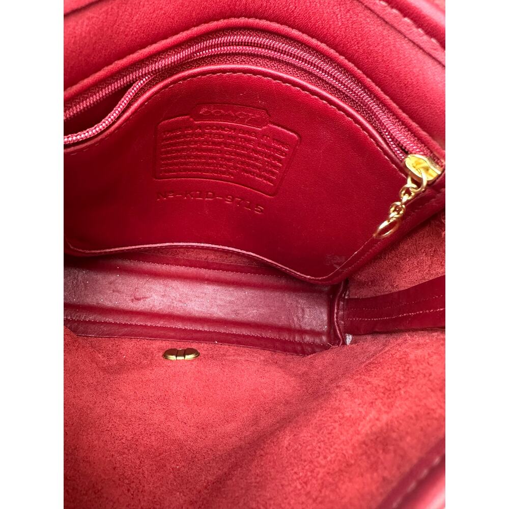 Vintage Coach Legacy Companion Flap Red Leather Crossbody Bag ~ GUC! - Picture 3 of 6